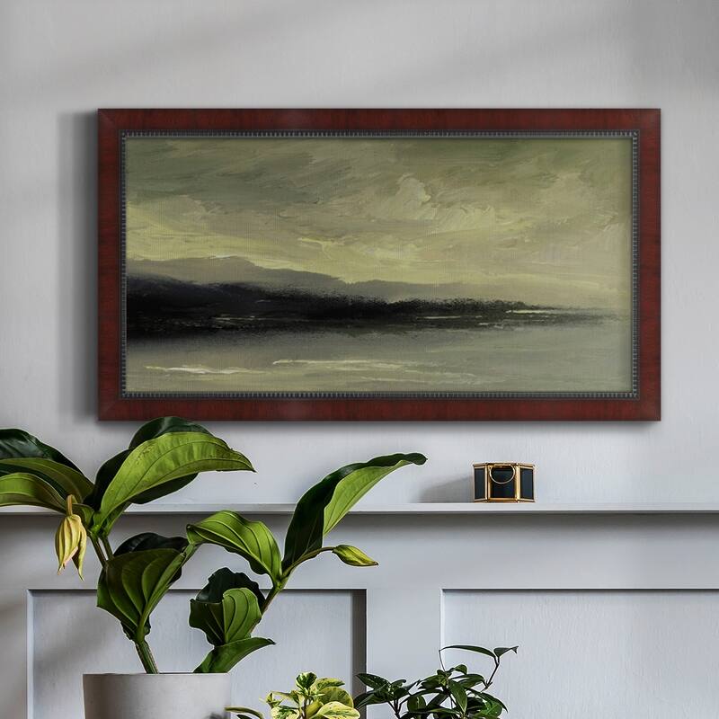 Coastal Dawn Premium Framed Canvas- Ready to Hang