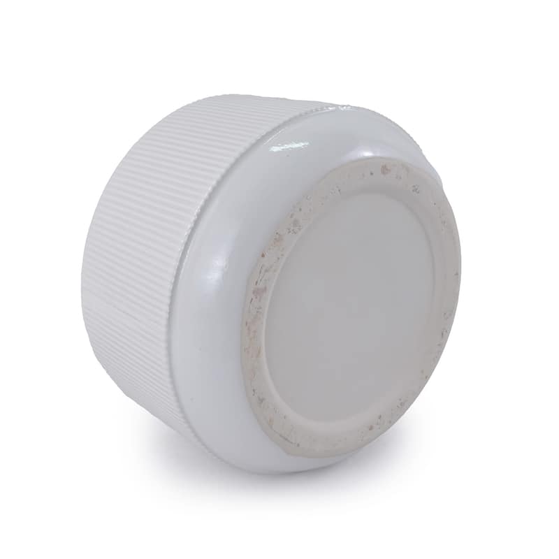 Gloss White Ceramic Planter Duo 11 Inch Square Modern Indoor Outdoor Pots with Drainage