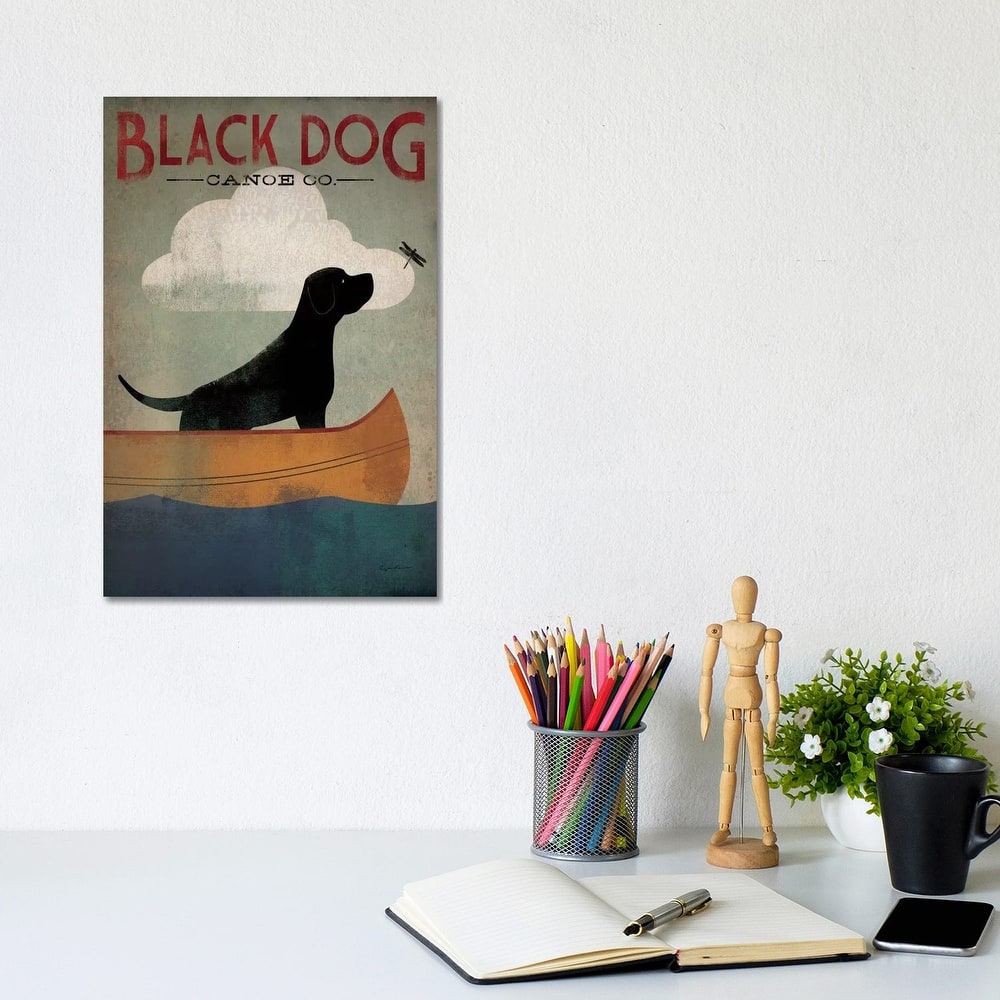 iCanvas "Black Dog Canoe Co. I" by Ryan Fowler Canvas Print