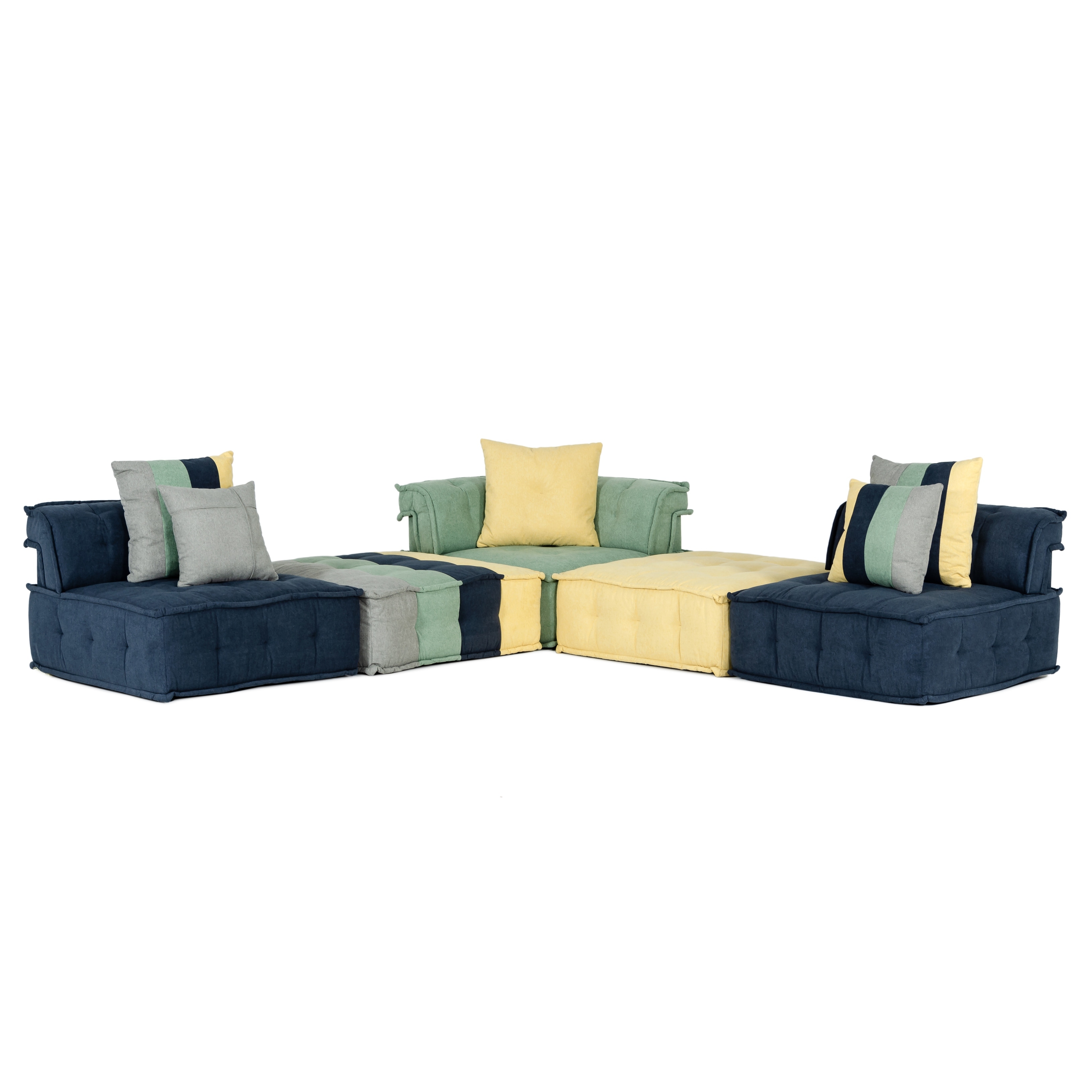 Divani casa dubai the second modern fabric sectional sofa new arrivals