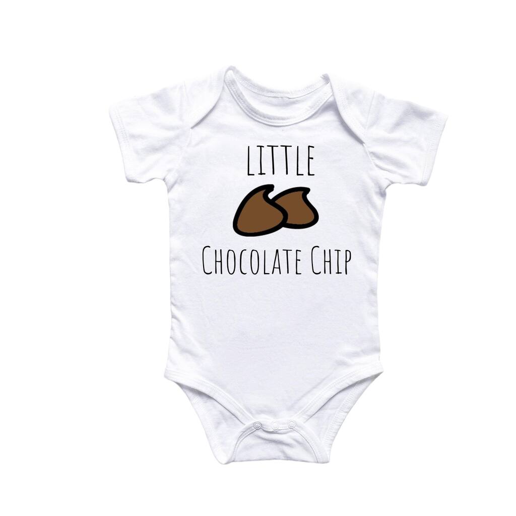Chocolate Chip Baking - Baby Boy Girl Clothes Infant Bodysuit Funny Cute Newborn