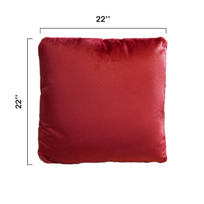 Cheer Collection Set of 2 Hollow Fiber Filled Couch Pillows