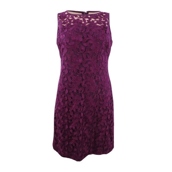 lace detail satin dress Fitted Long Lace-Up Back Satin Slit Dress Ladivine BD111