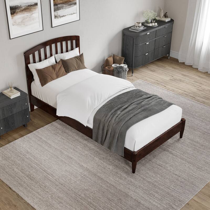 Quincy Solid Wood Low Profile Platform Bed