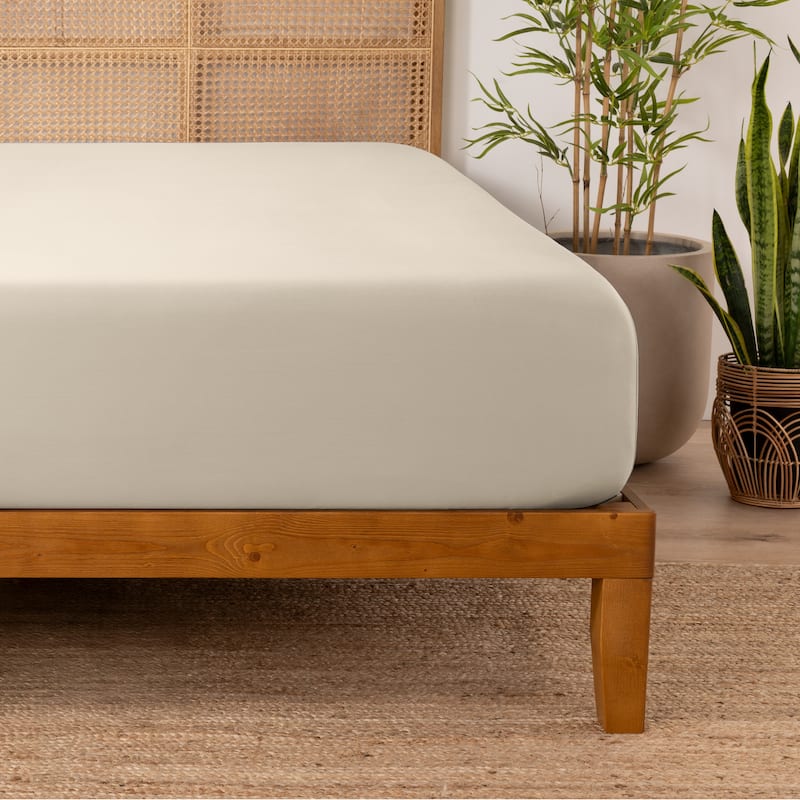 Bare Home Rayon from Bamboo Fitted Sheet