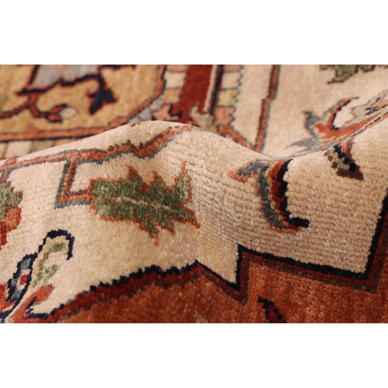 ECARPETGALLERY Hand-knotted Jules Sultane Ivory Wool Rug - 8'11 x 12'0