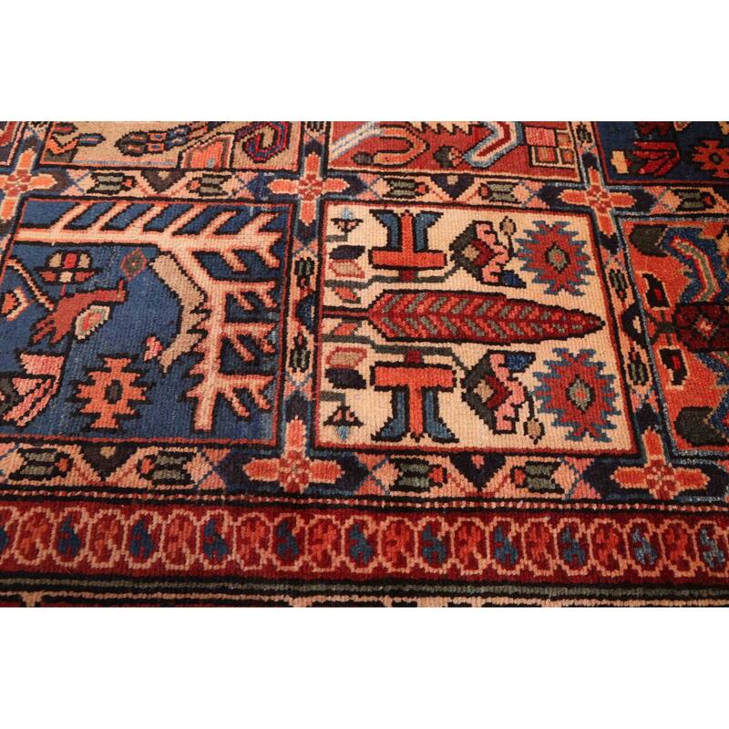 ECARPETGALLERY Hand-knotted Kayseri Vintage Red Wool Rug - 6'11 x 9'8