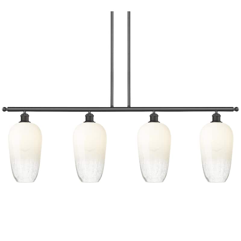 Innovations Lighting 516-4I-16-48 Brookhaven Flute Linear Brookhaven - Oil Rubbed Bronze / Opal