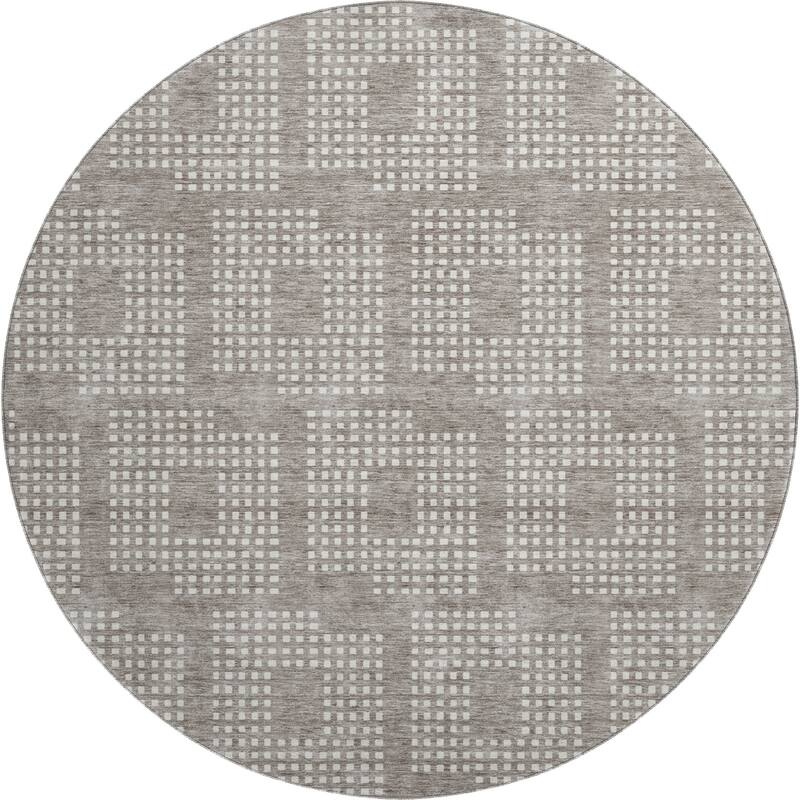 Premium Washable Super Soft Modern Houndstooth Mayfield Rug