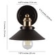 preview thumbnail 135 of 176, JONATHAN Y Florence Metal Shade Sconce