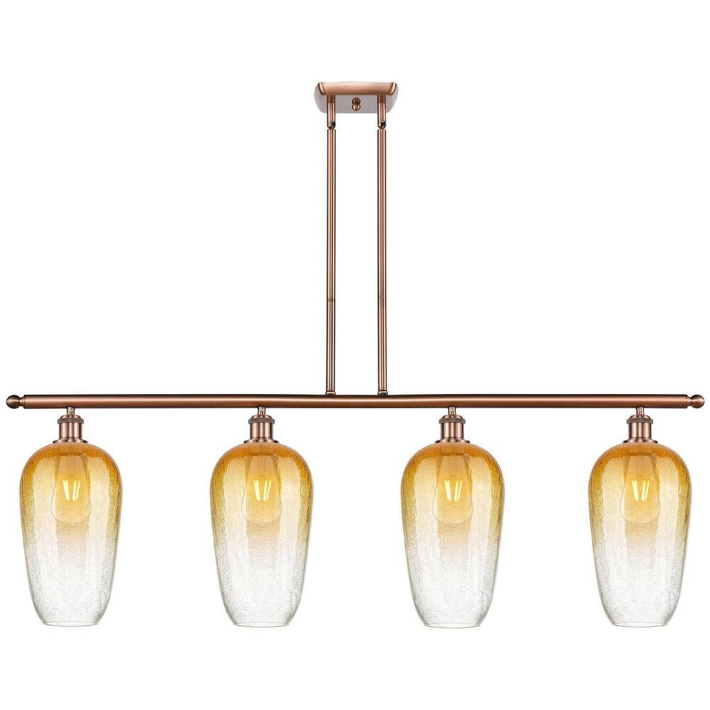 Innovations Lighting Endless Possibilities Ballston - Brookhaven Flute - 4 Light 48" Stem Hung Island Light