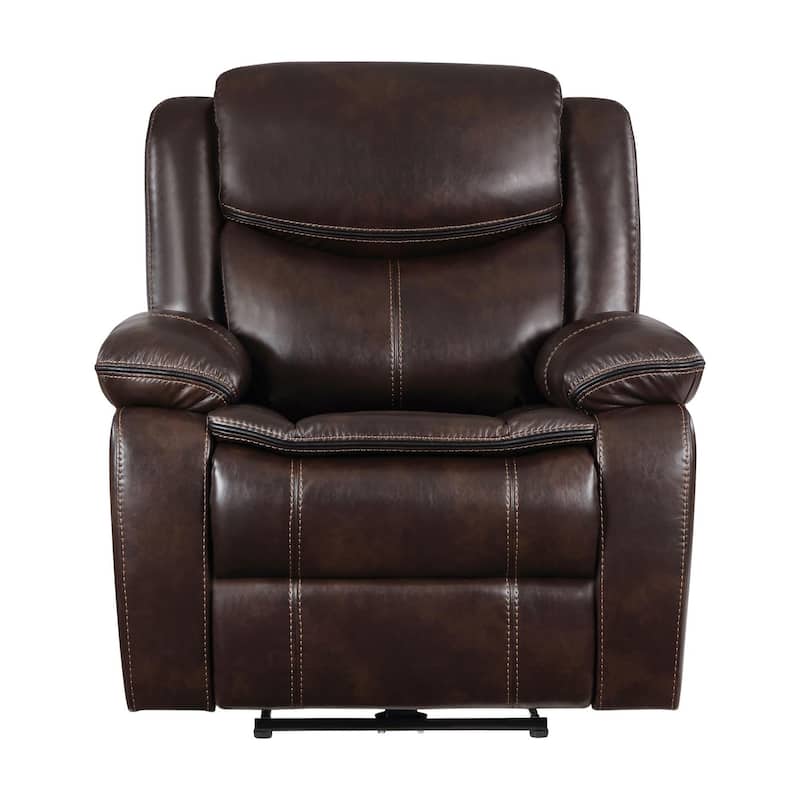 McLean Dark Brown Power Recliner Chair