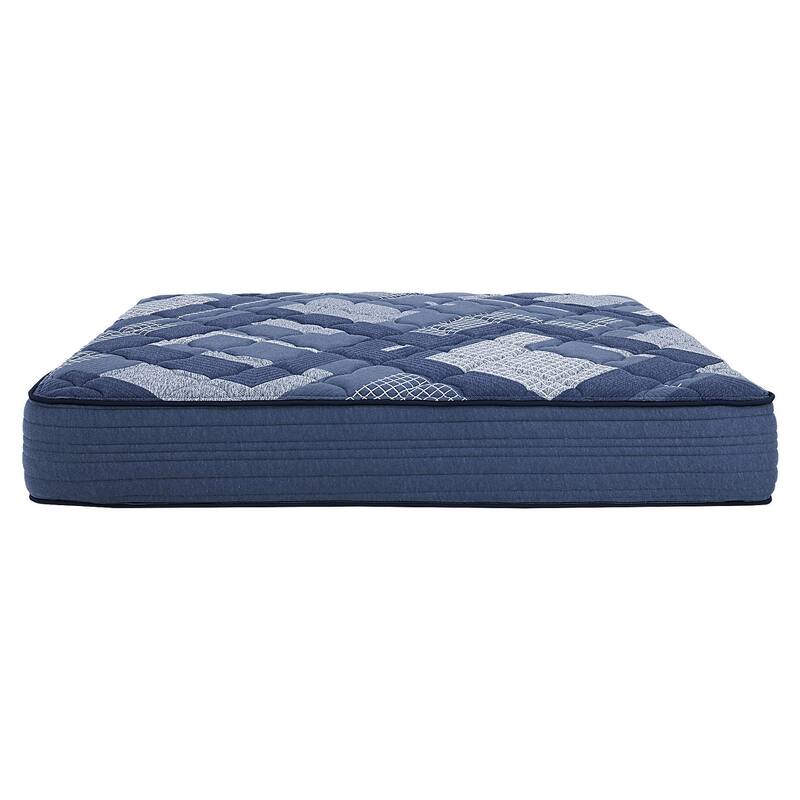 12 Inch King Mattress Pocket Spring Memory Foam Blue Multi in Box