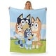 preview thumbnail 2 of 3, Bluey Heeler Family Silk Touch Throw Blanket