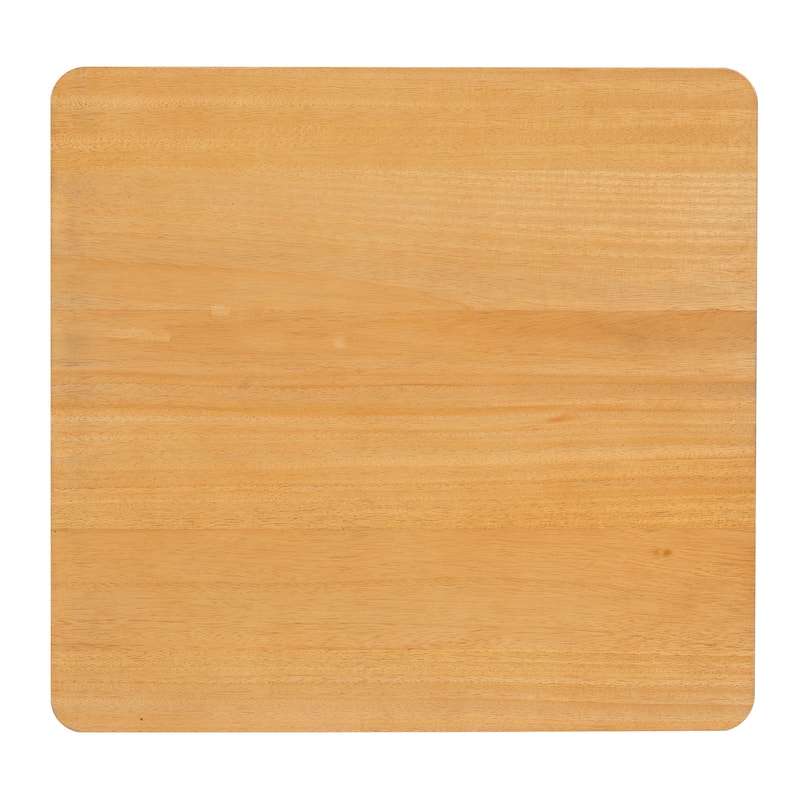 Simple Design End Table With 1 Drawer, High-Quality Solid Wood Frame, Natural Color