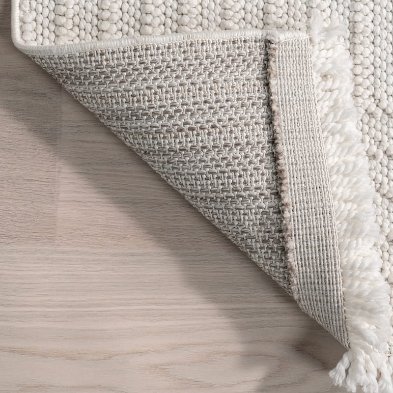 Nuloom Makena Modern Geometric High-Low Area Rug