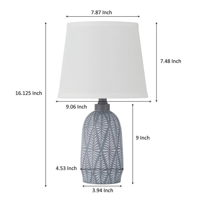 Acroma - 16.13" Ceramic Dimmable Table Lamp - N/A
