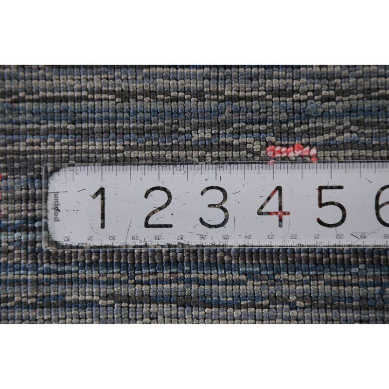 Hand Knotted Oriental 100% Wool Carpet Tribal Tribal Multi-Colored Gabbeh Area Rug - 4' 10'' X 3' 0''