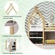 preview thumbnail 6 of 5, Twin over Twin Size House Bunk Bed with Storage Staircase and 2 Blackboards