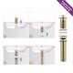 Luxury Solid Brass Single Hole Bathroom Faucet