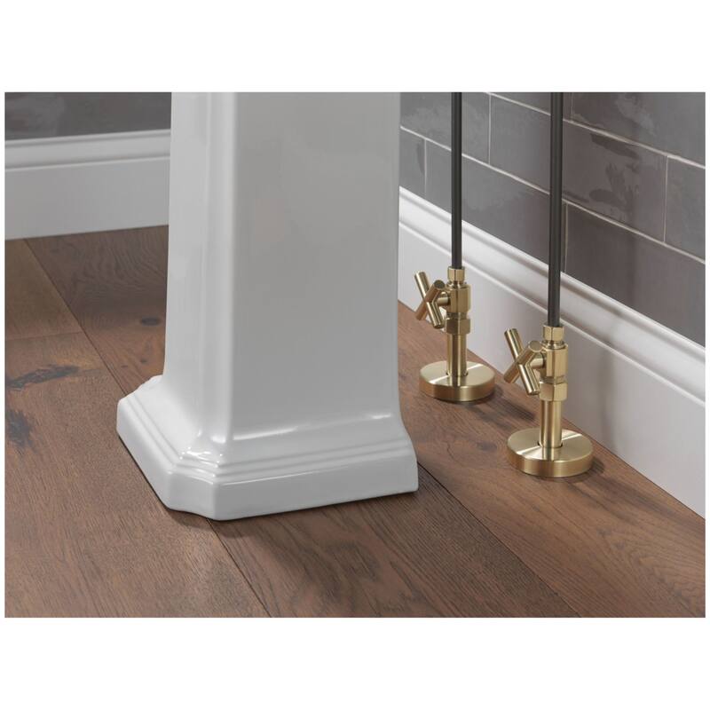 Delta DT021201 Straight Supply Stop Valve with Cross Handle