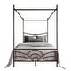 preview thumbnail 3 of 32, Clayfell Denver Metal Canopy Bed