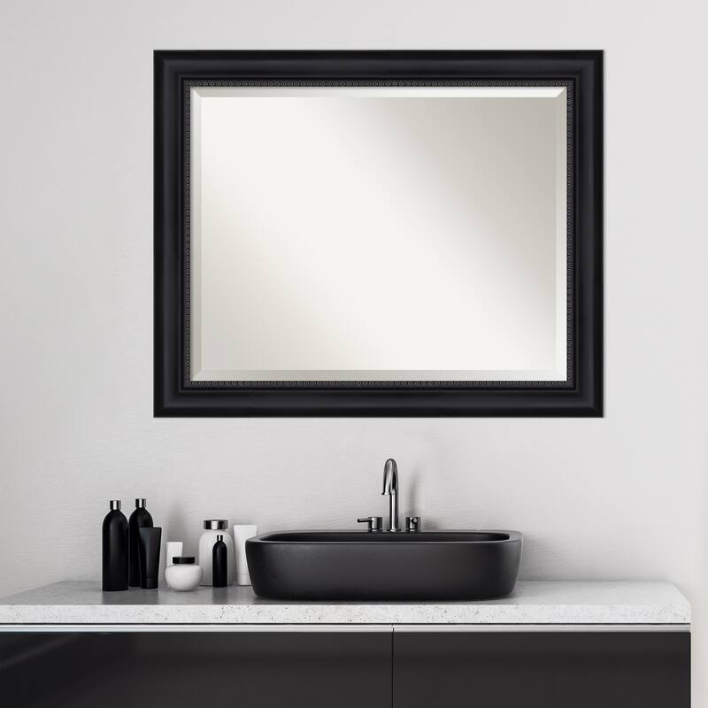 Beveled Bathroom Wall Mirror - Astor Frame