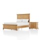 preview thumbnail 14 of 20, Furniture of America Wellington Farmhouse Natural Oak 2-Piece Wood Kids Bedroom Set
