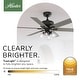 preview thumbnail 11 of 15, Hunter 52' Amberlin Ceiling Fan with LED Light Kit, Pull Chains - Farmhouse, Transitional, Rustic