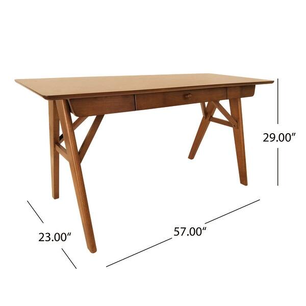 Vienna Modern Faux Wood Desk with Veneer by Christopher Knight Home