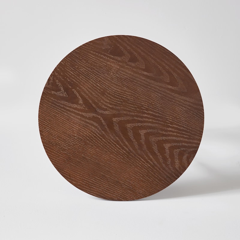 100% Solid Wood Side Table, Natural Wooden End Table,Rustic Center Table,Simple Accent Table for Living Room