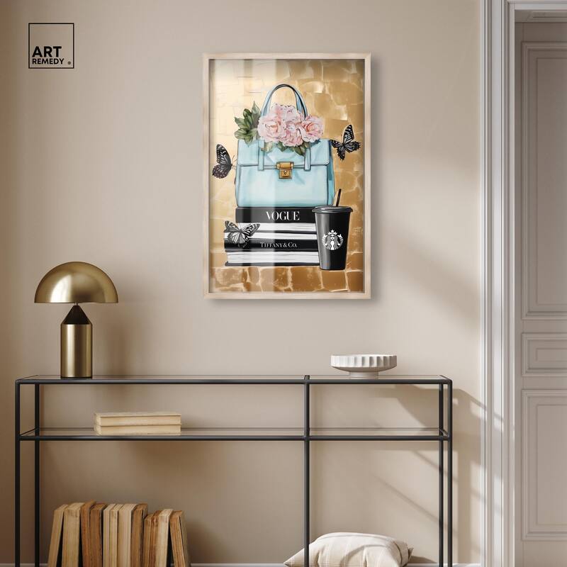 Golden Era of Glam Books Shadowbox by Art Remedy