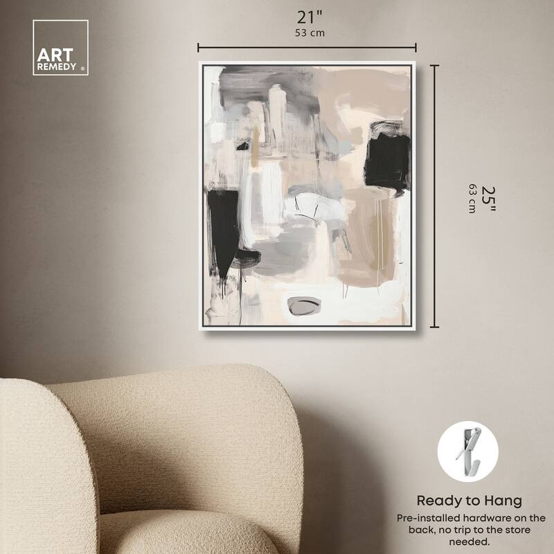 Beauty of Beige II Canvas by Art Remedy