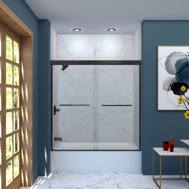 Transolid CBP606006C 60" High x 59" Wide Bypass Frameless Shower Door