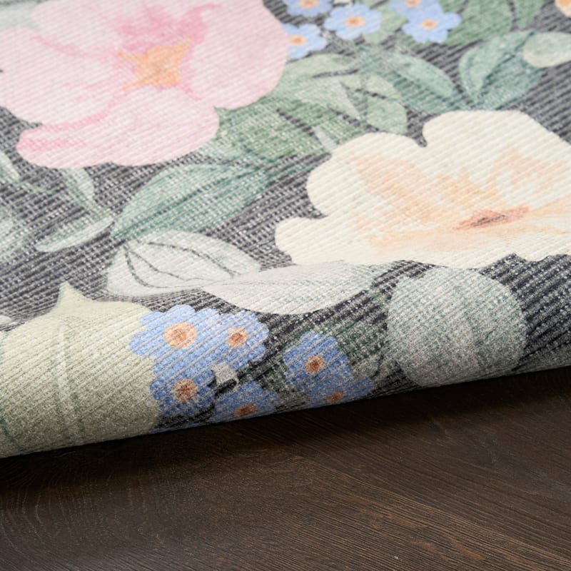Nourison Botanical Washables Indoor only Floral Area Rug