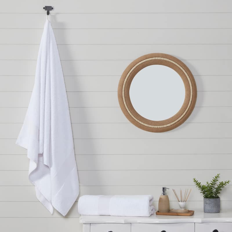 Fabstyles Camelot Bath Sheet 600 GSM Zero-Twist Cotton Set of 2 - 36"x67"