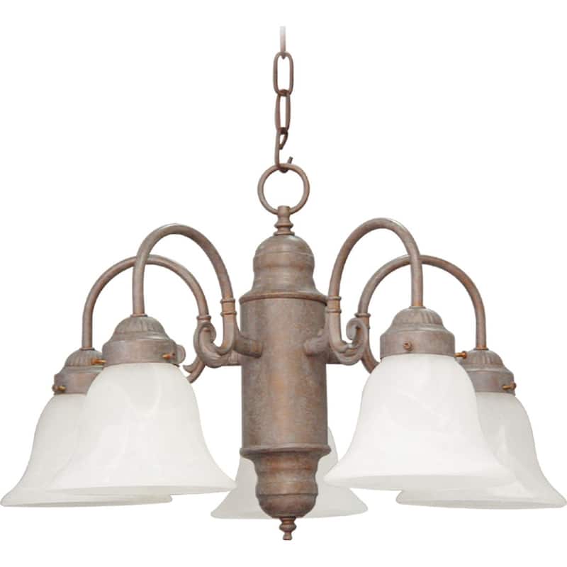 Volume Lighting Marti 5 Light 23" Wide Chandelier - Prairie Rock
