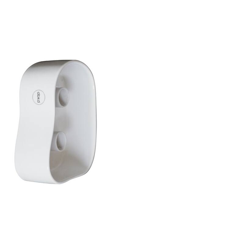 Shiny Ceramic Taper Candle Holder - 4.75" - White