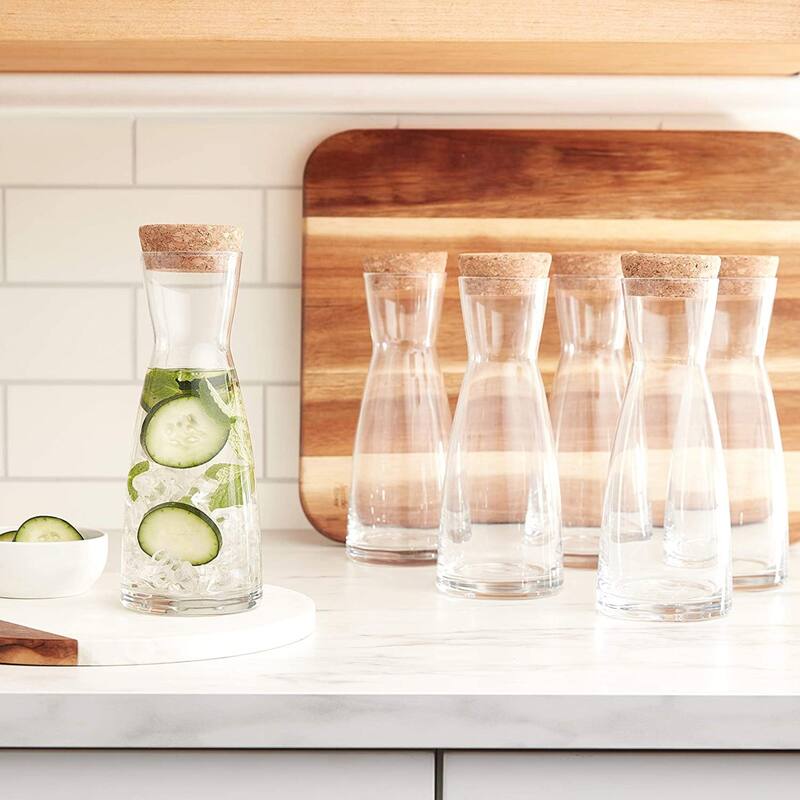 Bormioli Rocco Ypsilon Carafe with Cork Top Set