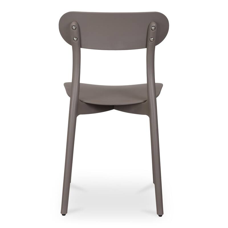 NADAAL STUDIOS Vance, Patio Dining Chairs, Black, Set of Two - 16.75 X 20.5 X 31