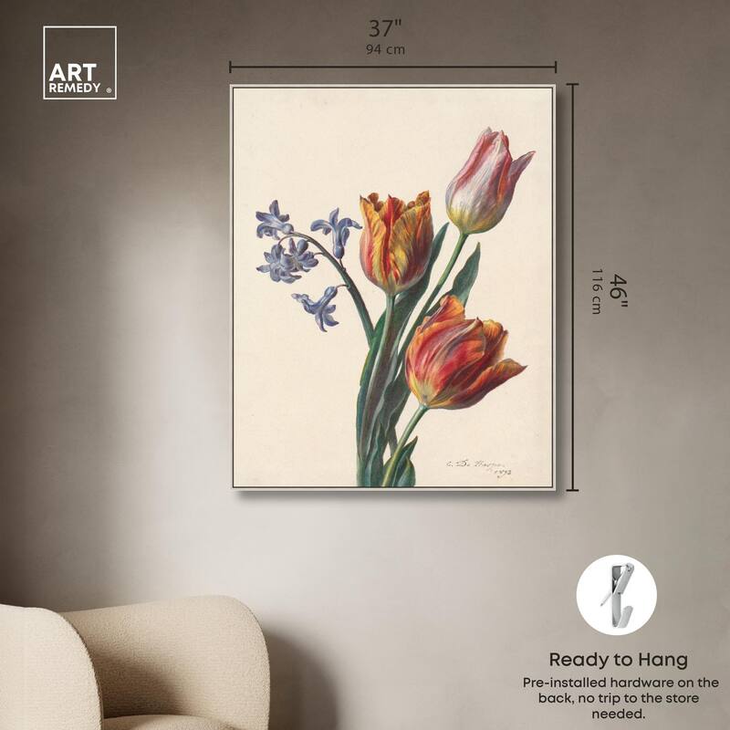 Tulips 1892 Canvas by Art Remedy