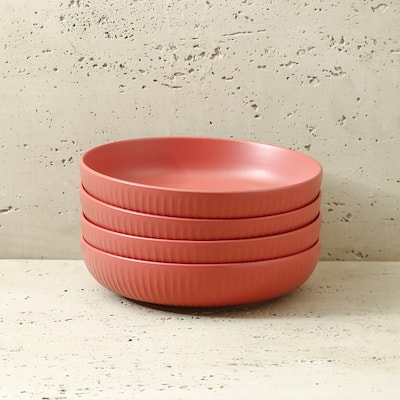 Stone Lain Logan Stoneware Pasta Bowls Set