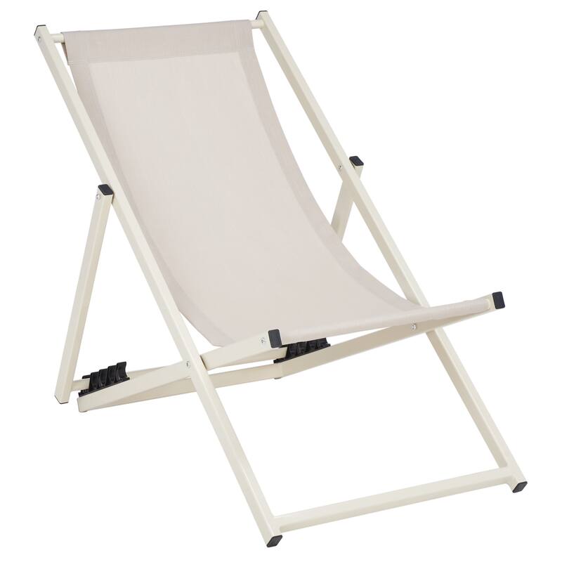 SAFAVIEH Outdoor Malaya Set of 2 Sling Chairs - 36" W x 22" D x 30" H - 36Wx22Dx30H