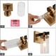 preview thumbnail 9 of 8, Yilia Modern Black Gold 1-Light Seeded Glass Wall Sconce Bathroom Vanity Lights