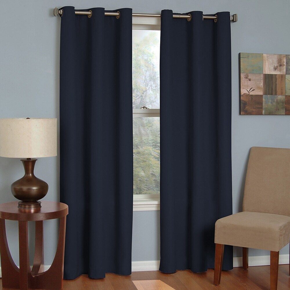 Eclipse Microfiber Grommet Blackout Window Curtain Panel On Sale Overstock 11002720
