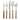 Natural Bark Wood Style Handle Place Setting Flatware - Set of 5