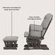 preview thumbnail 70 of 97, Child Craft Tranquil Glider Rocker and Ottoman Set