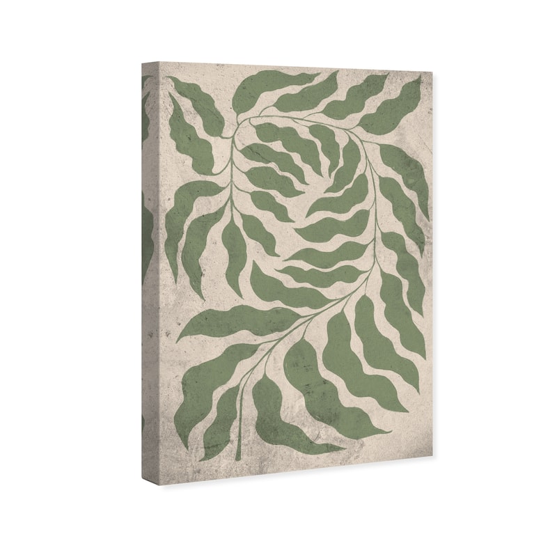 Wynwood Studio Canvas Floral and Botanical Compound Leaves Green and Modern & Contemporary Wall Art Canvas Print