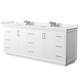 Option White / White Quartz Top / Brushed Nickel Hardware