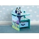 preview thumbnail 2 of 3, Bluey Chair Desk with Storage Bin - Greenguard Gold Certified - 4.8 x 20.07 x 19.49